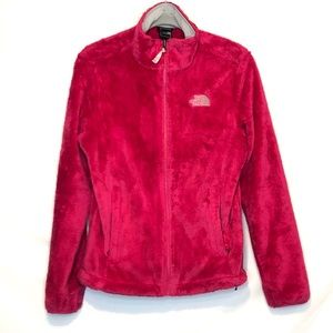 North Face Pink OSO Jacket Full Zip Medium